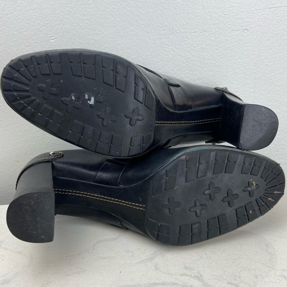 Cole Haan Sabrena Leather Heeled Slip On Clog - Picture 15 of 16